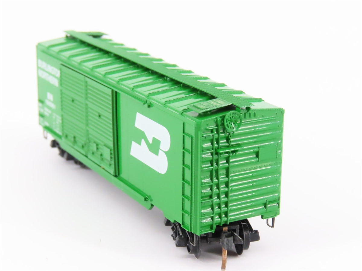 N Scale Kadee Micro-Trains MTL 23080 BN Burlington Northern 40&#39; Box Car #198961