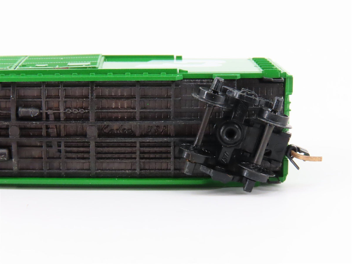 N Scale Kadee Micro-Trains MTL 23080 BN Burlington Northern 40&#39; Box Car #198961