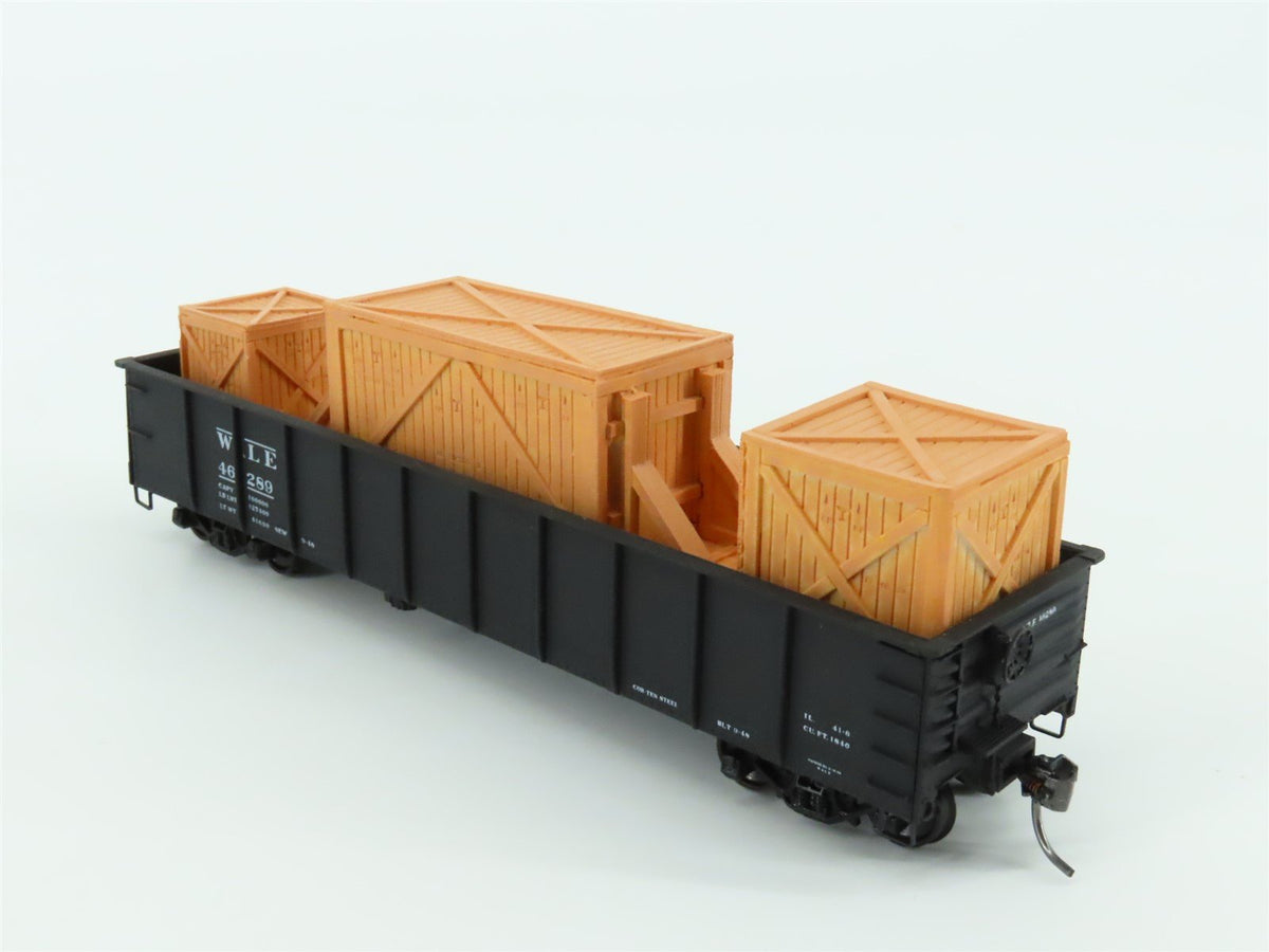 HO Scale Accurail 3733.3 W&amp;LE Railway 41&#39; Gondola #46289 w/Custom Load