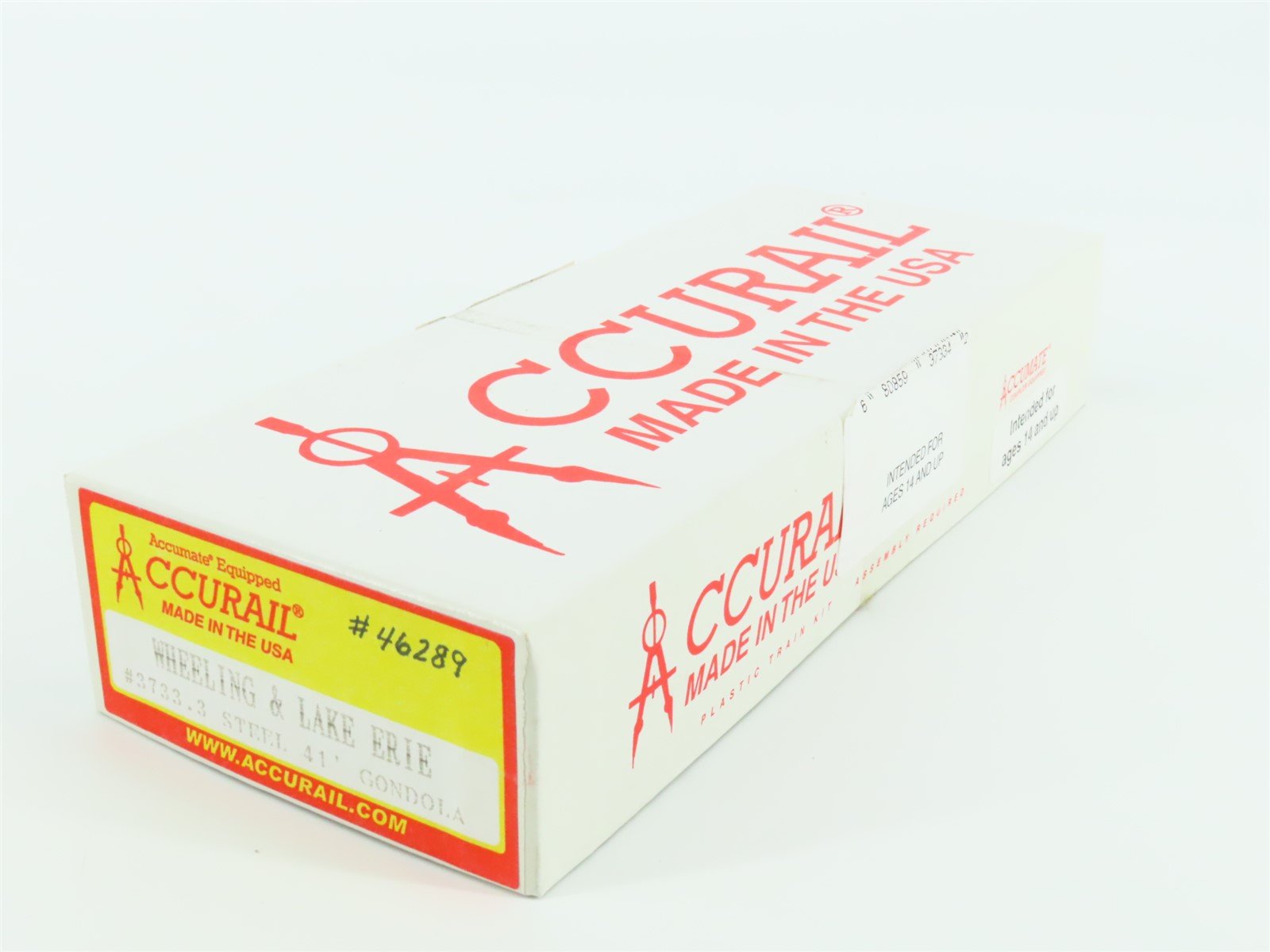 HO Scale Accurail 3733.3 W&LE Railway 41' Gondola #46289 w/Custom Load