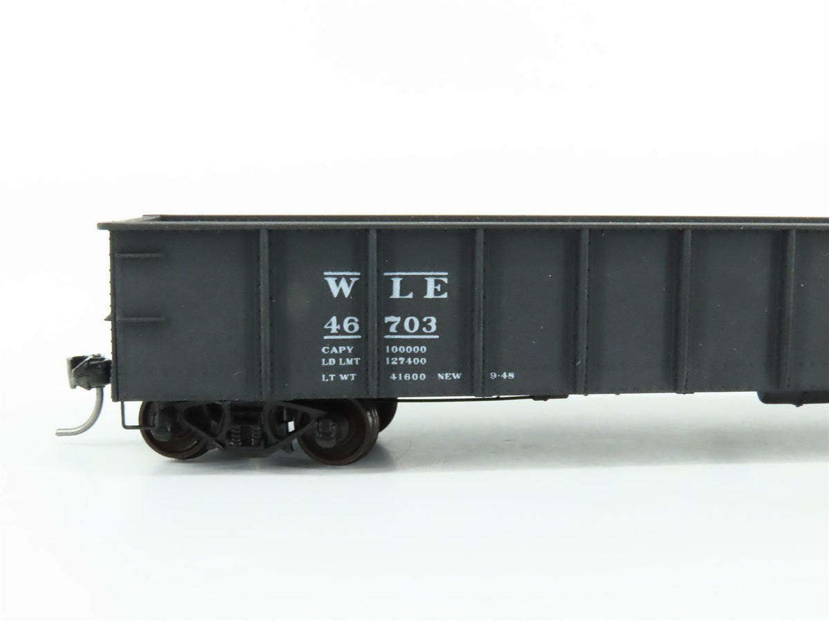 HO Scale Accurail 3733.1 W&amp;LE Railway 41&#39; Gondola #46703 w/Custom Load