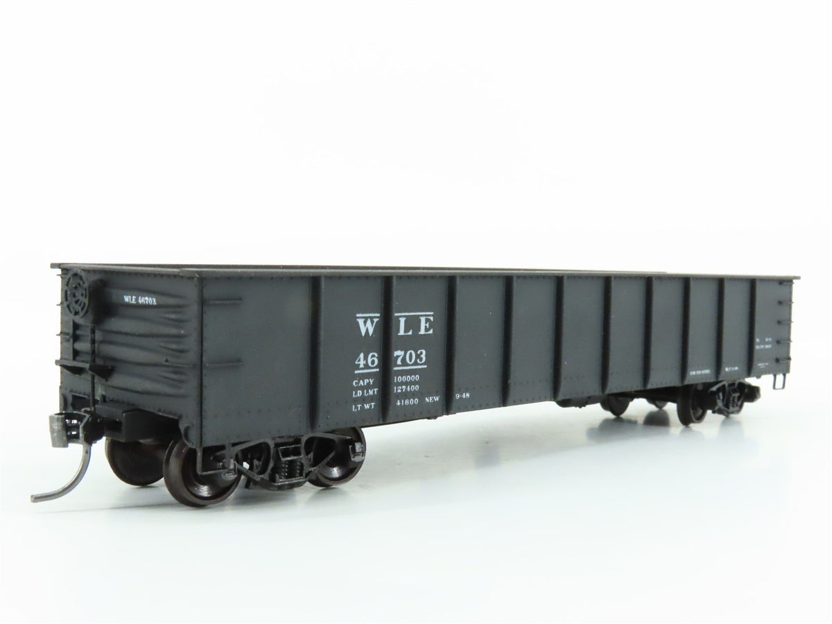 HO Scale Accurail 3733.1 W&amp;LE Railway 41&#39; Gondola #46703 w/Custom Load