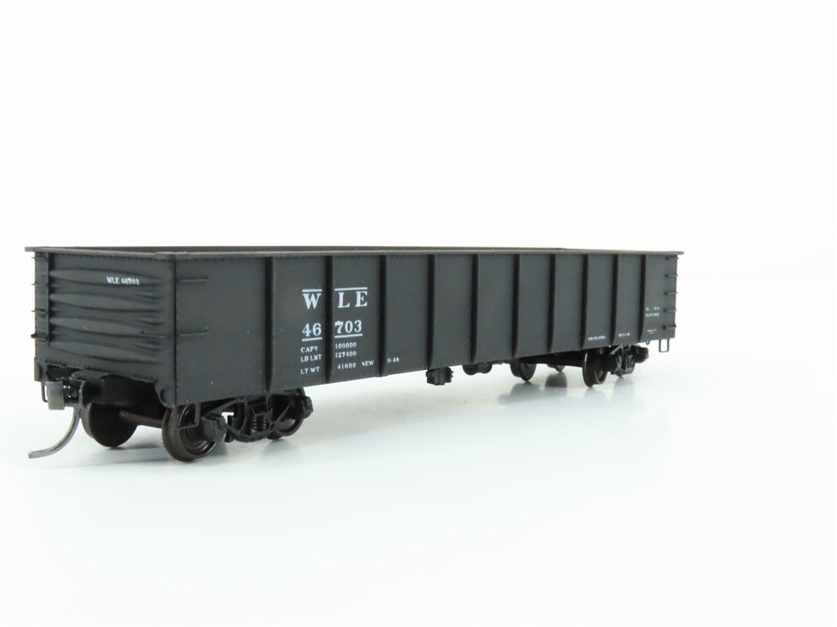 HO Scale Accurail 3733.1 W&amp;LE Railway 41&#39; Gondola #46703 w/Custom Load