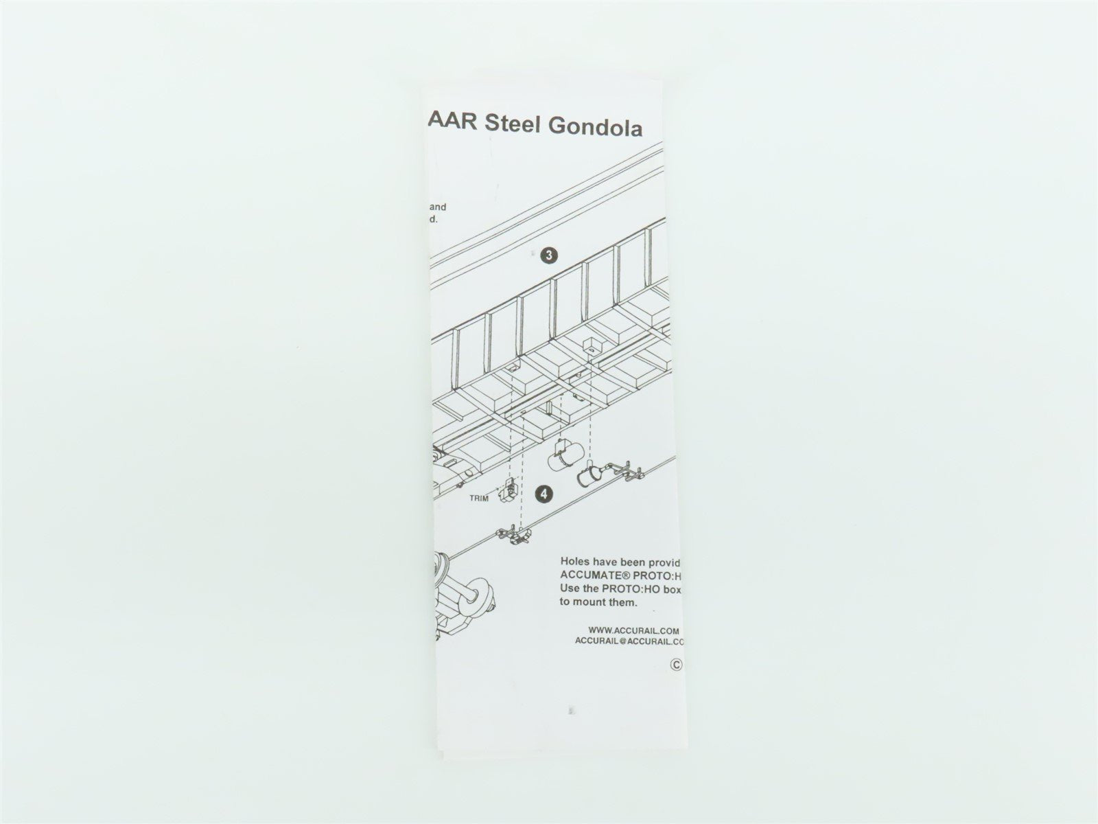 HO Scale Accurail 3733.1 W&LE Railway 41' Gondola #46703 w/Custom Load