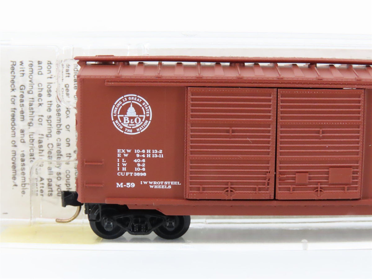 N Scale Kadee Micro-Trains MTL 23040 B&amp;O Baltimore &amp; Ohio 40&#39; Box Car #298899