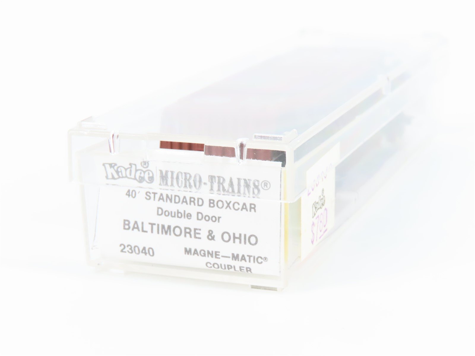 N Scale Kadee Micro-Trains MTL 23040 B&O Baltimore & Ohio 40' Box Car #298899