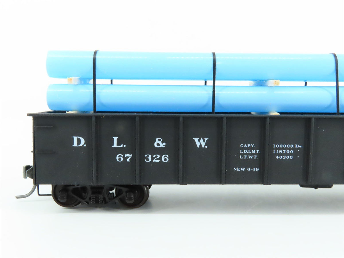 HO Scale Accurail 3737.3 D&amp;LW Lackawanna 41&#39; Gondola #67326 w/Custom Load