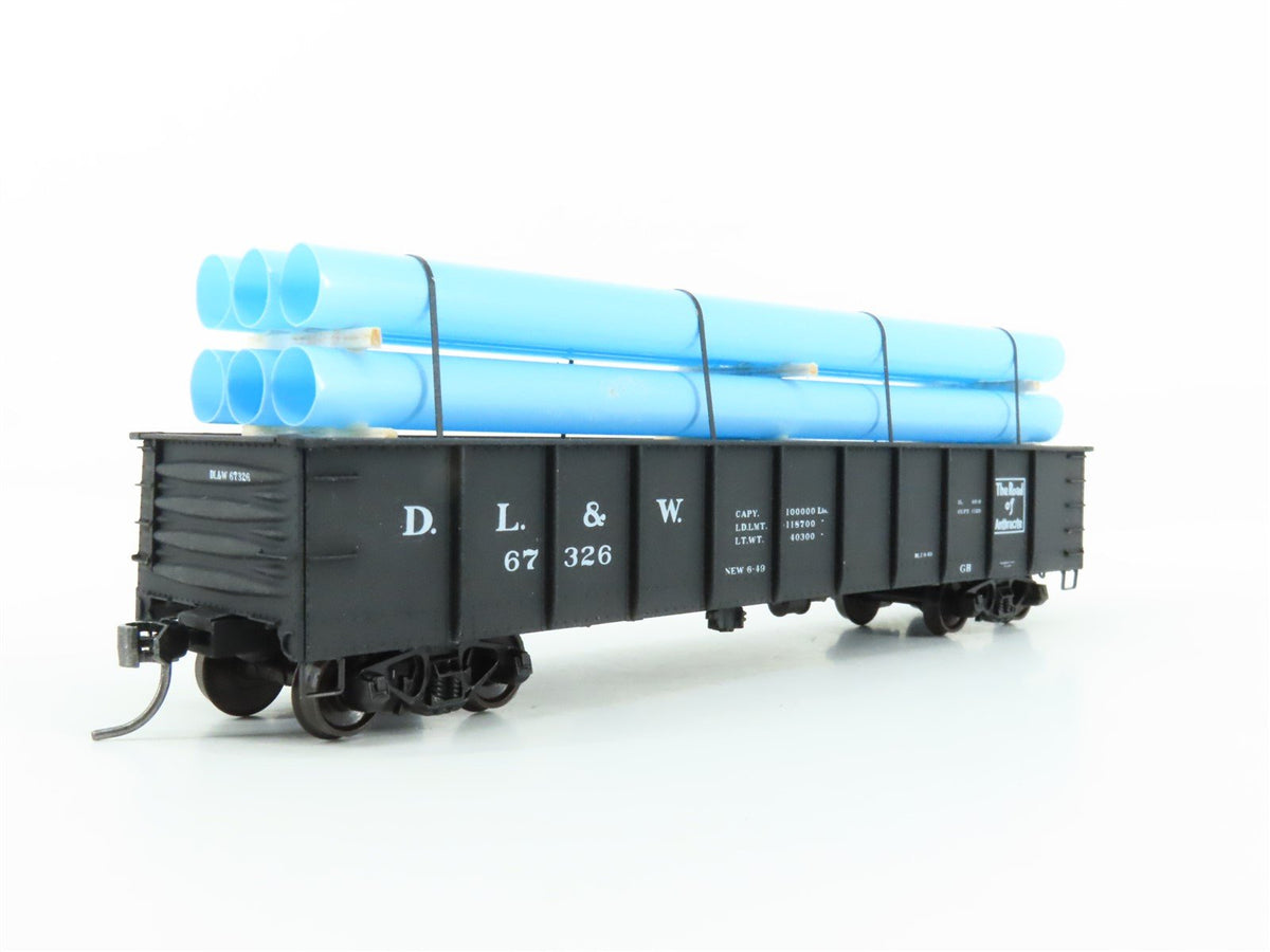 HO Scale Accurail 3737.3 D&amp;LW Lackawanna 41&#39; Gondola #67326 w/Custom Load