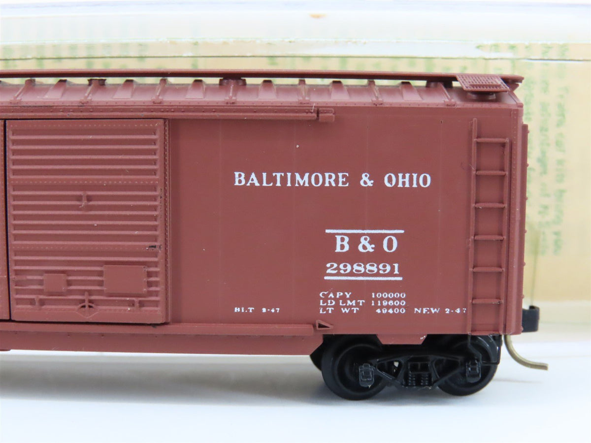 N Scale Kadee Micro-Trains MTL 23157 B&amp;O Baltimore &amp; Ohio 40&#39; Box Car #298891