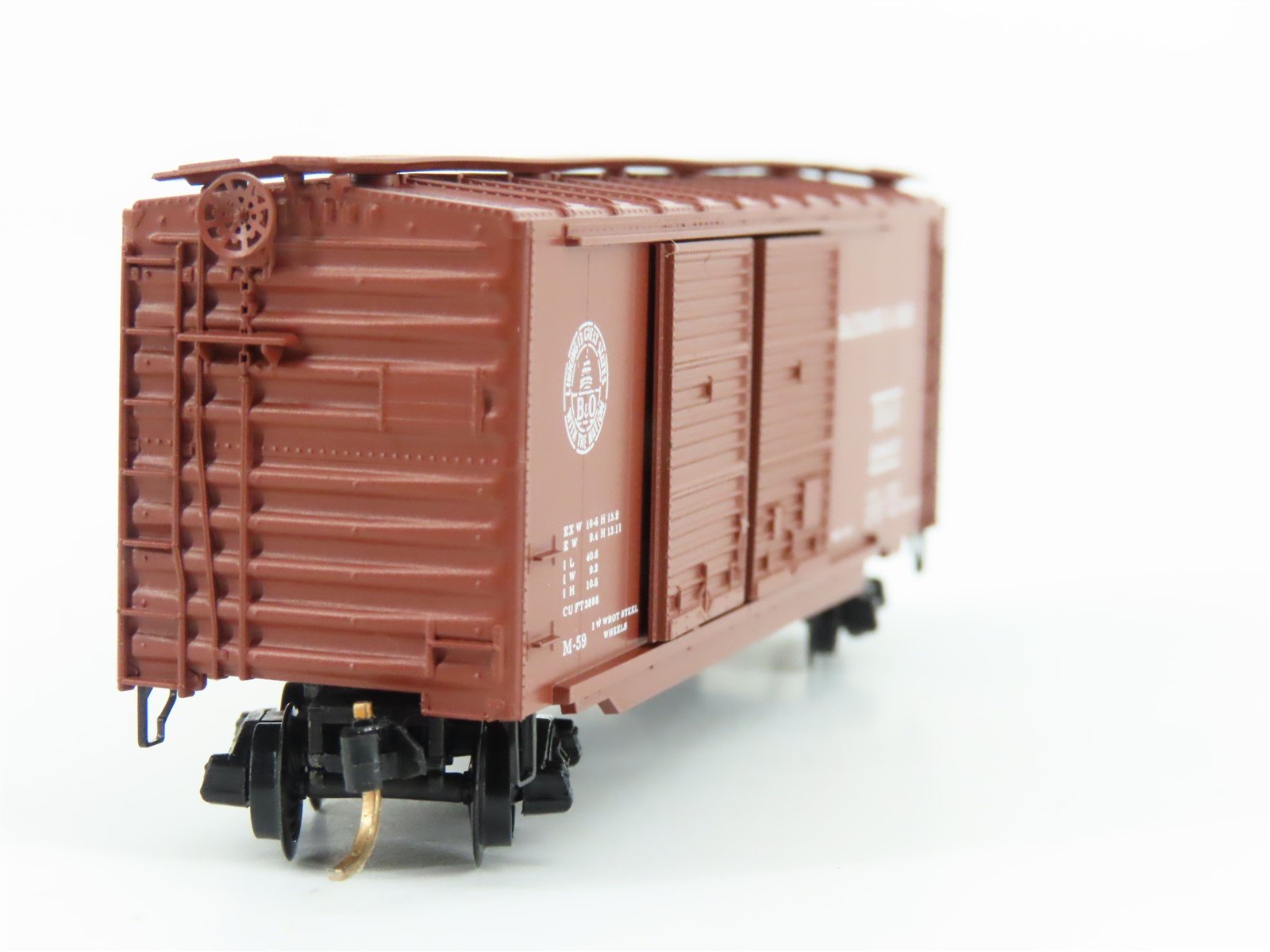 N Scale Kadee Micro-Trains MTL 23040 B&O Baltimore & Ohio 40' Box Car #298897
