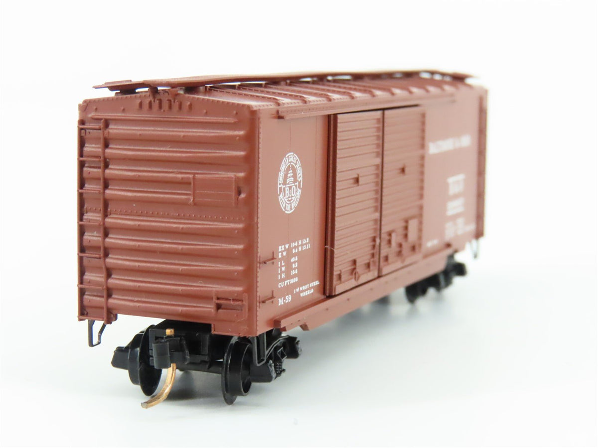 N Scale Kadee Micro-Trains MTL 23040 B&amp;O Baltimore &amp; Ohio 40&#39; Box Car #298897
