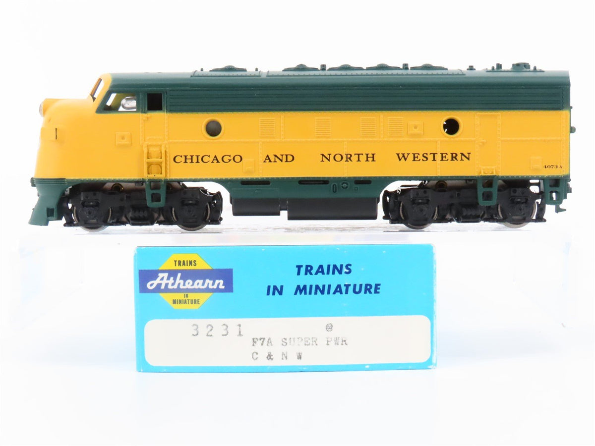 HO Scale Athearn 3231 CNW Chicago &amp; North Western EMD F7A Diesel #4073A