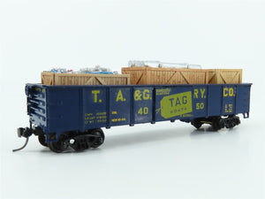 HO Scale Accurail 3700 TAG Railway 41' Gondola #4050 Pro Custom w/ Load