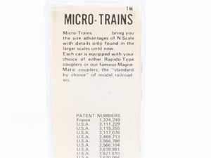 N Scale Kadee Micro-Trains MTL 29060 CB&Q Burlington Route 40' Box Car #10913