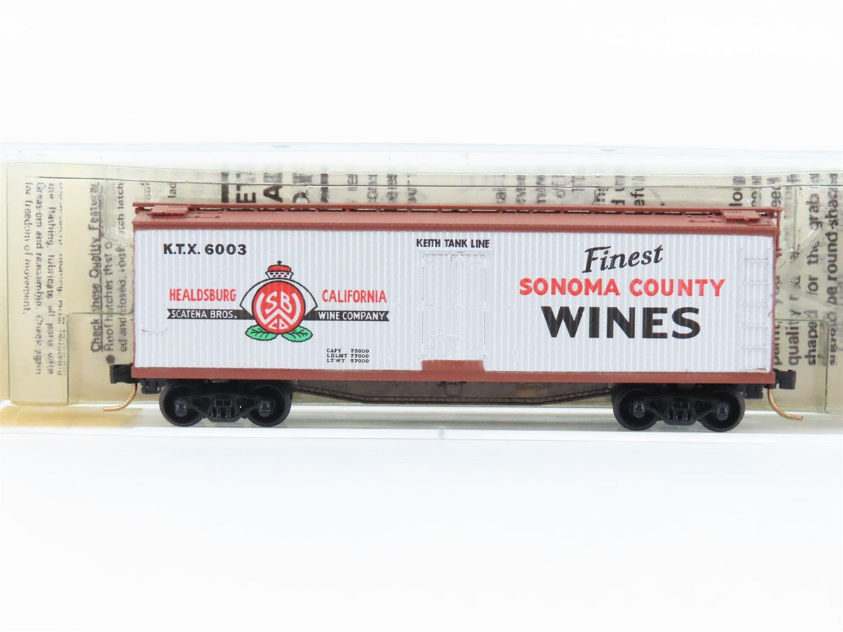 N Scale Kadee Micro-Trains MTL 49070 KTX Scatena Bros Wine 40&#39; Reefer #6003