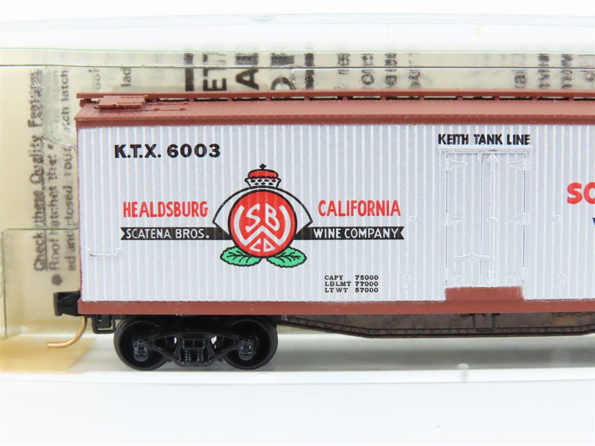 N Scale Kadee Micro-Trains MTL 49070 KTX Scatena Bros Wine 40&#39; Reefer #6003