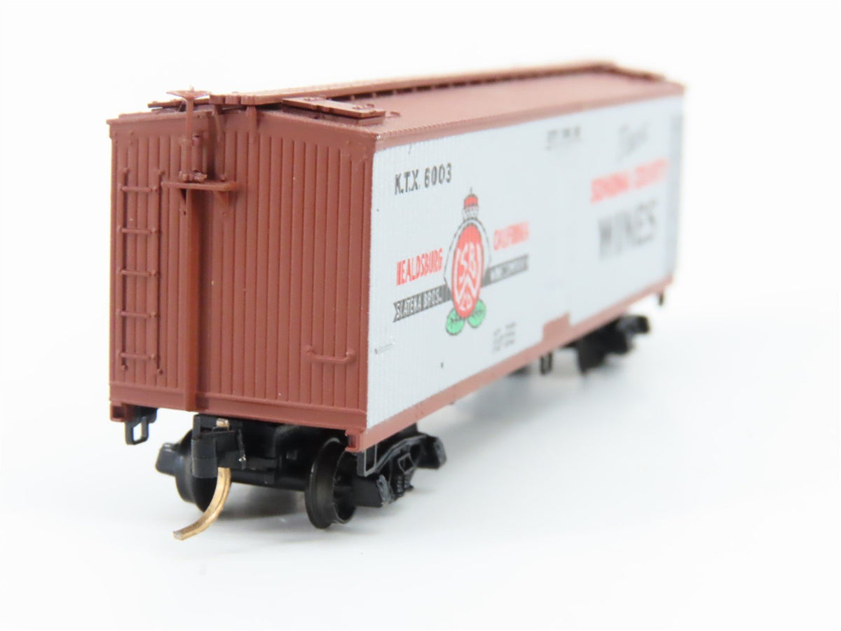 N Scale Kadee Micro-Trains MTL 49070 KTX Scatena Bros Wine 40&#39; Reefer #6003