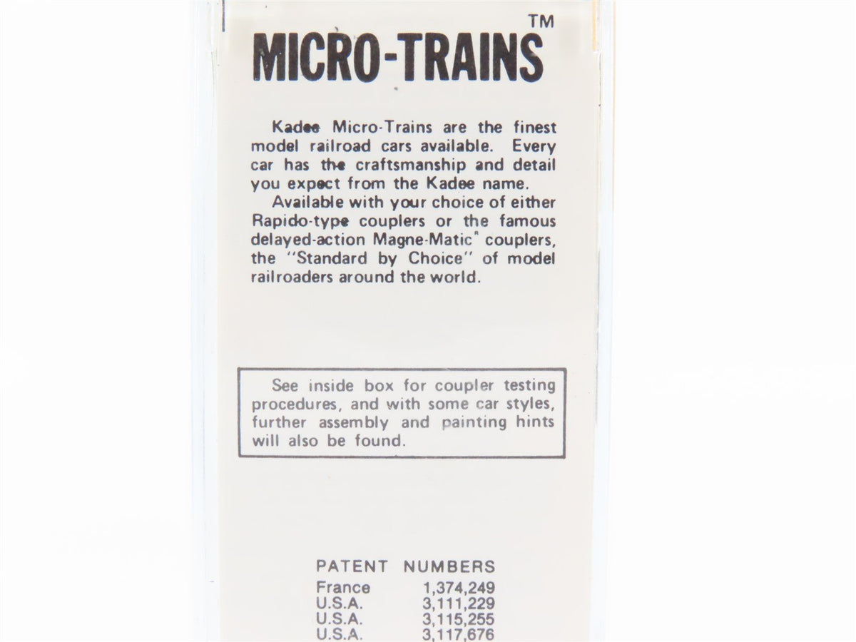 N Scale Kadee Micro-Trains MTL 49070 KTX Scatena Bros Wine 40&#39; Reefer #6003