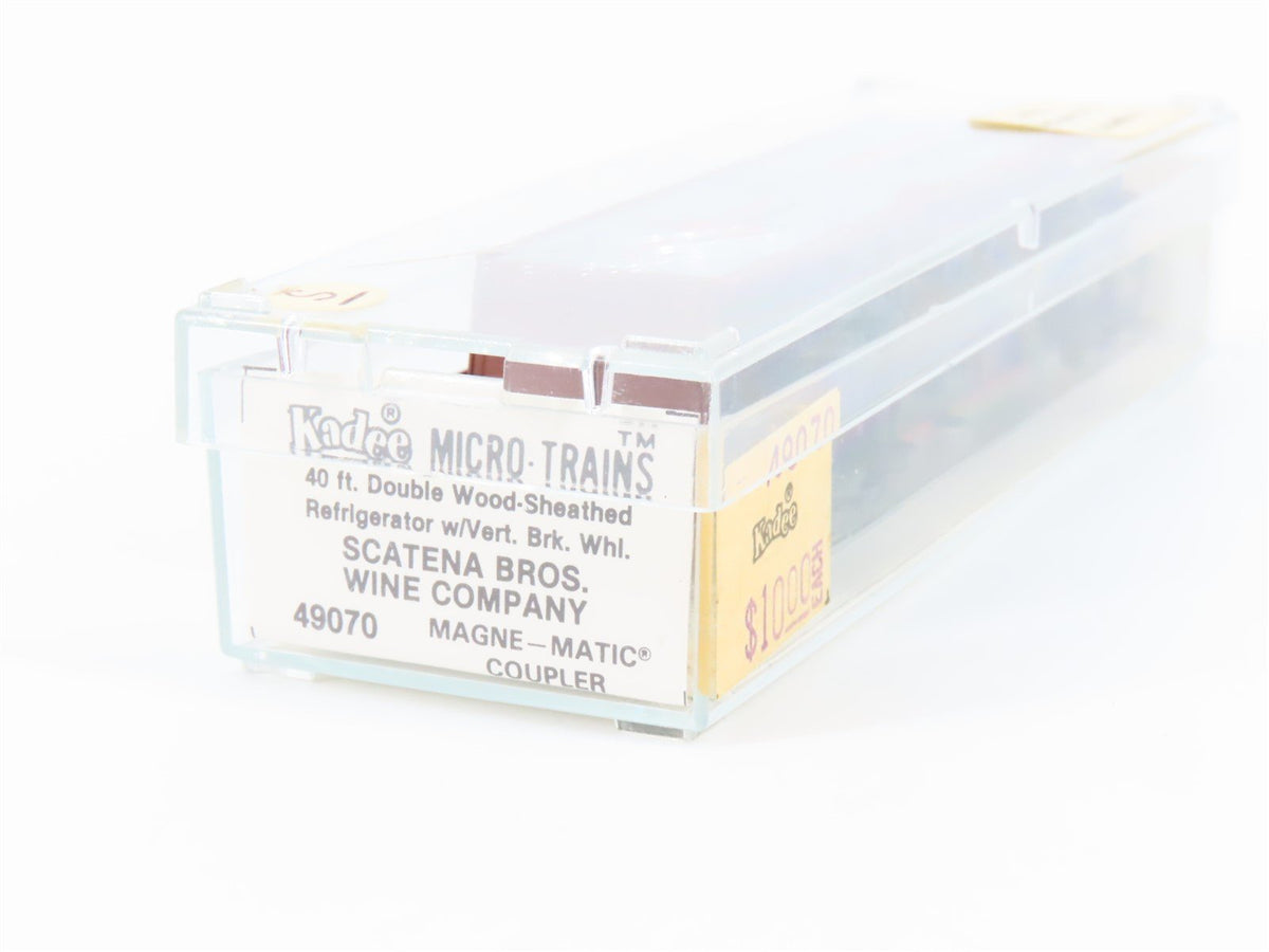 N Scale Kadee Micro-Trains MTL 49070 KTX Scatena Bros Wine 40&#39; Reefer #6003