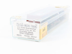 N Scale Kadee Micro-Trains MTL 49070 KTX Scatena Bros Wine 40' Reefer #6003