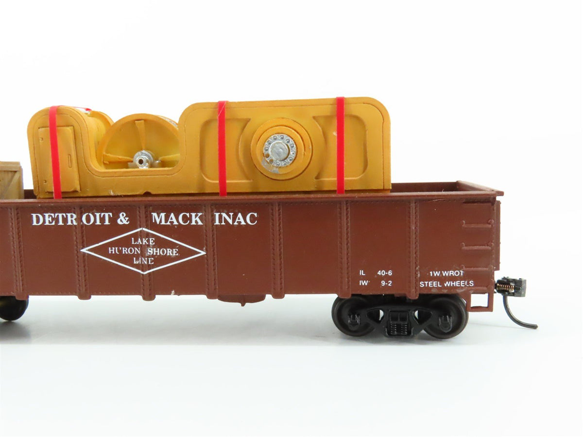 HO Scale Accurail D&amp;M Detroit &amp; Mackinac 41&#39; Gondola #5005 Pro Custom w/ Load