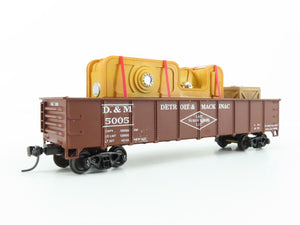 HO Scale Accurail D&M Detroit & Mackinac 41' Gondola #5005 Pro Custom w/ Load