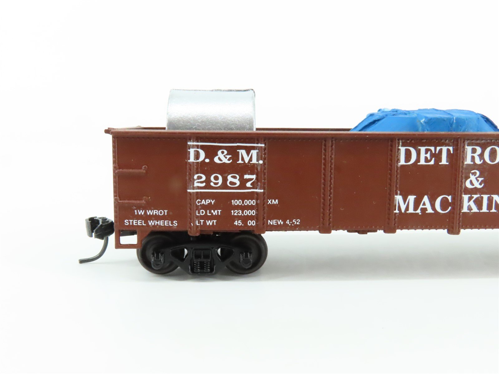 HO Scale Accurail D&M Detroit & Mackinac 41' Gondola #2987 Pro Custom w/ Load