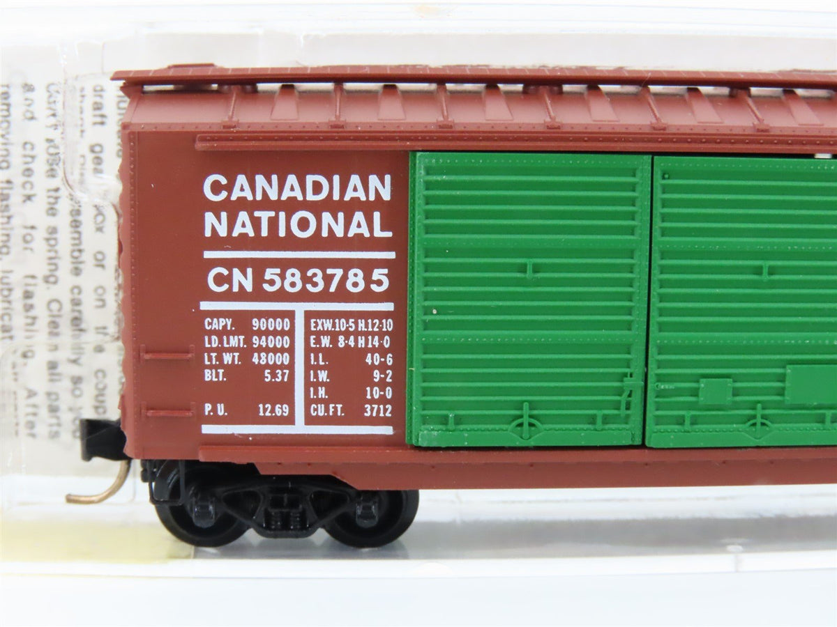 N Scale Kadee Micro-Trains MTL 23070 CN Canadian National 40&#39; Box Car #583785