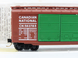N Scale Kadee Micro-Trains MTL 23070 CN Canadian National 40' Box Car #583785