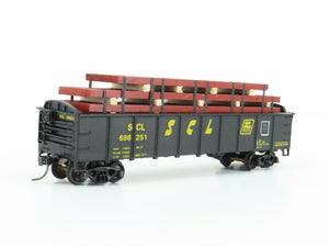 HO Scale Tichy SCL Seaboard Coast Line 40' Gondola #698251 Pro Custom w/Load