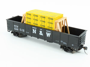 HO Scale Roundhouse N&W Norfolk & Western 40' Gondola #7404 w/ Custom Load