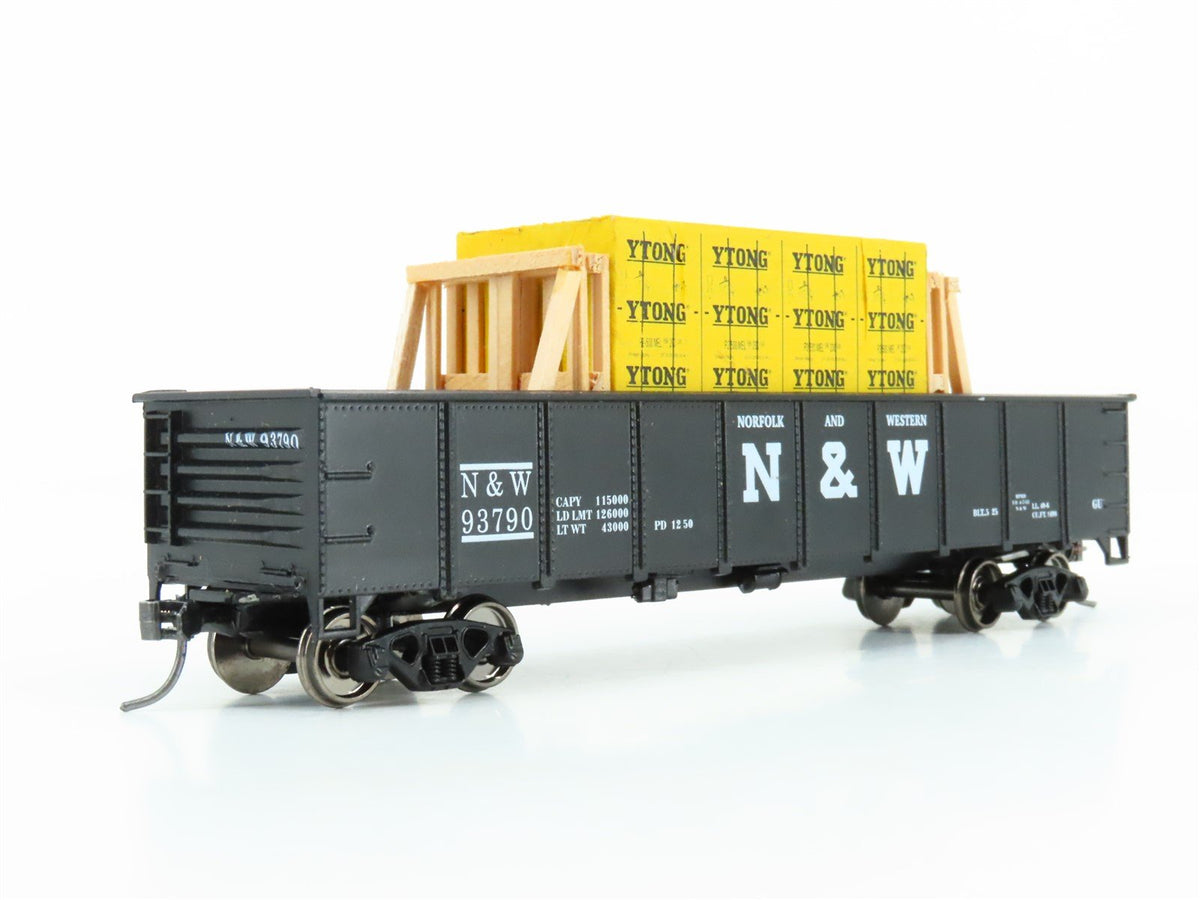 HO Scale Roundhouse N&amp;W Norfolk &amp; Western 40&#39; Gondola #7404 w/ Custom Load