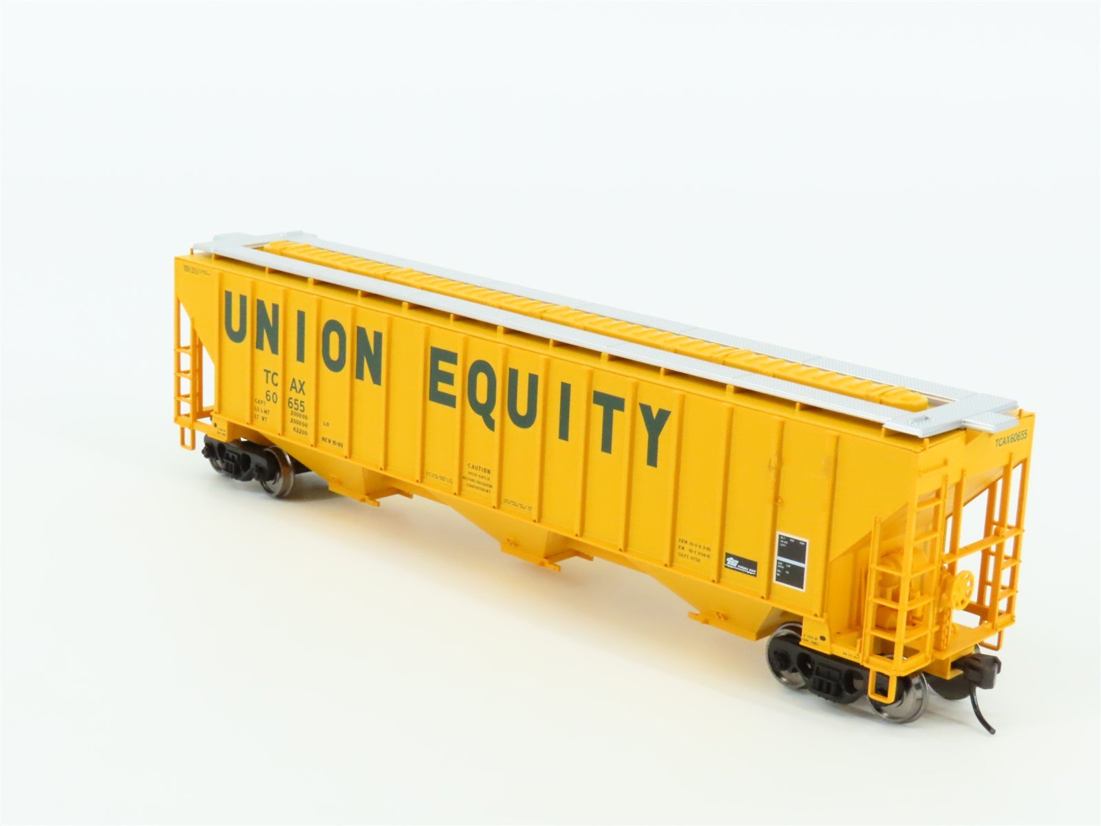 HO Scale Atlas 20000127 TCAX Union Equity 4750 3 Bay Covered Hopper #60655