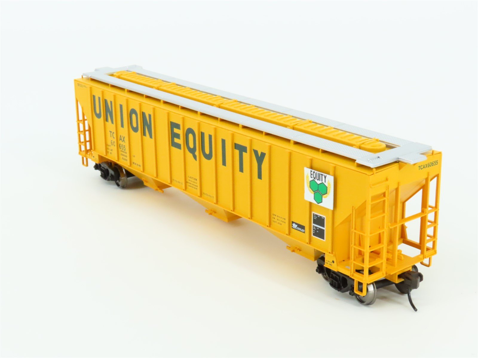 HO Scale Atlas 20000127 TCAX Union Equity 4750 3 Bay Covered Hopper #60655