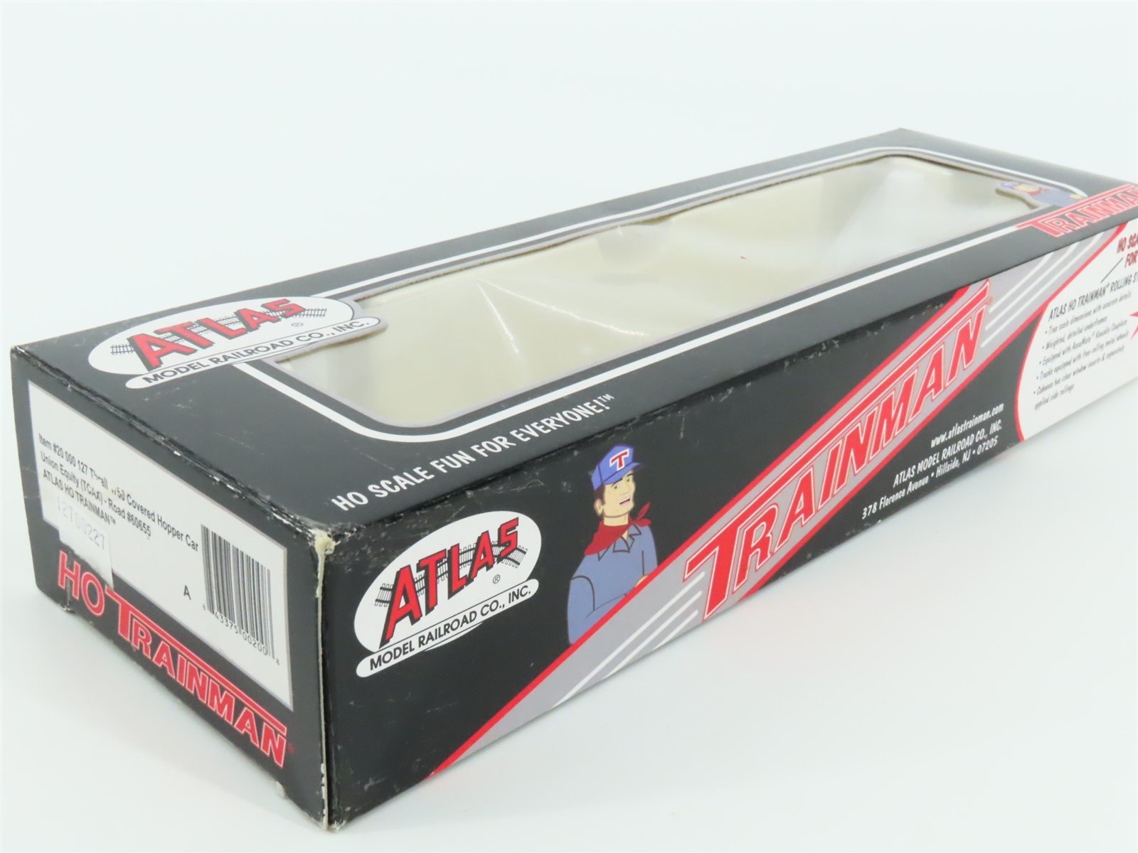 HO Scale Atlas 20000127 TCAX Union Equity 4750 3 Bay Covered Hopper #60655