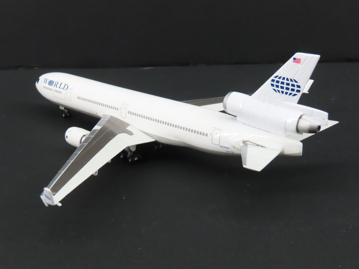 1:400 Scale Jet-X Die-Cast World McDonnell Douglas MD-11F Aircraft w/ Stand