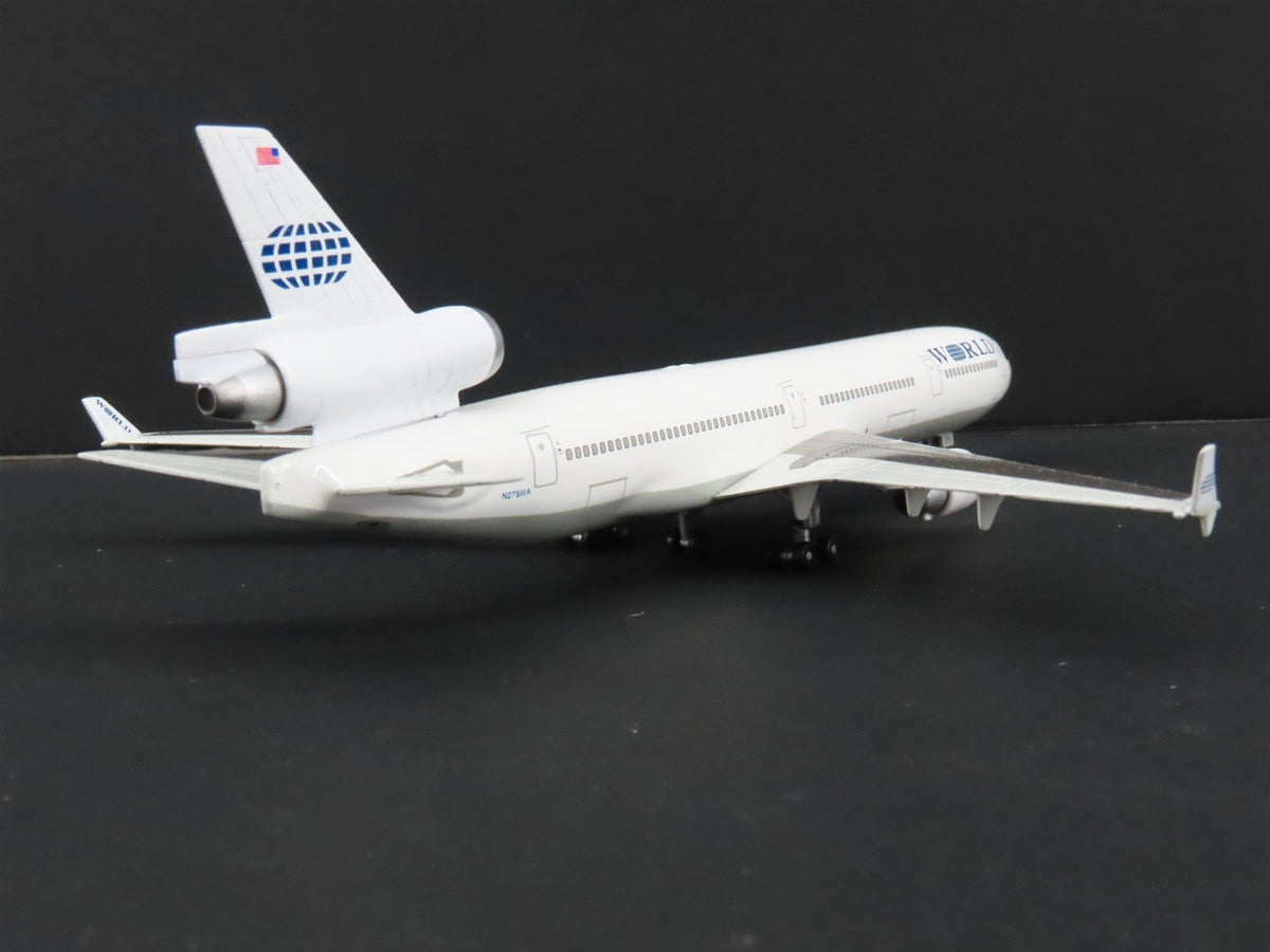 1:400 Scale Jet-X Die-Cast World McDonnell Douglas MD-11F Aircraft w/ Stand