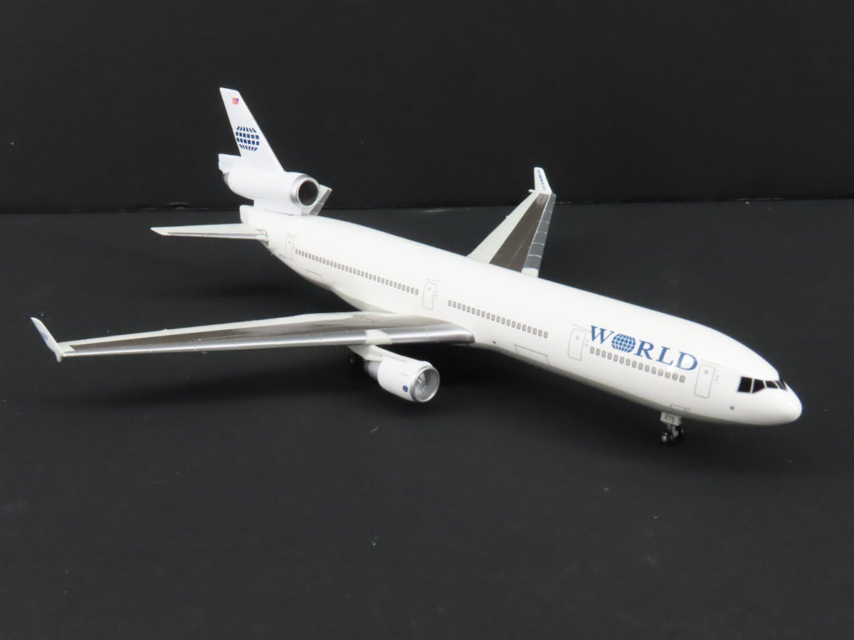 1:400 Scale Jet-X Die-Cast World McDonnell Douglas MD-11F Aircraft w/ Stand