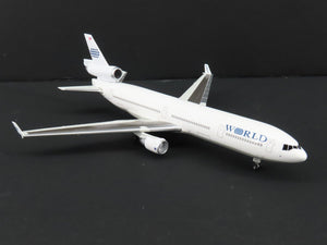 1:400 Scale Jet-X Die-Cast World McDonnell Douglas MD-11F Aircraft w/ Stand