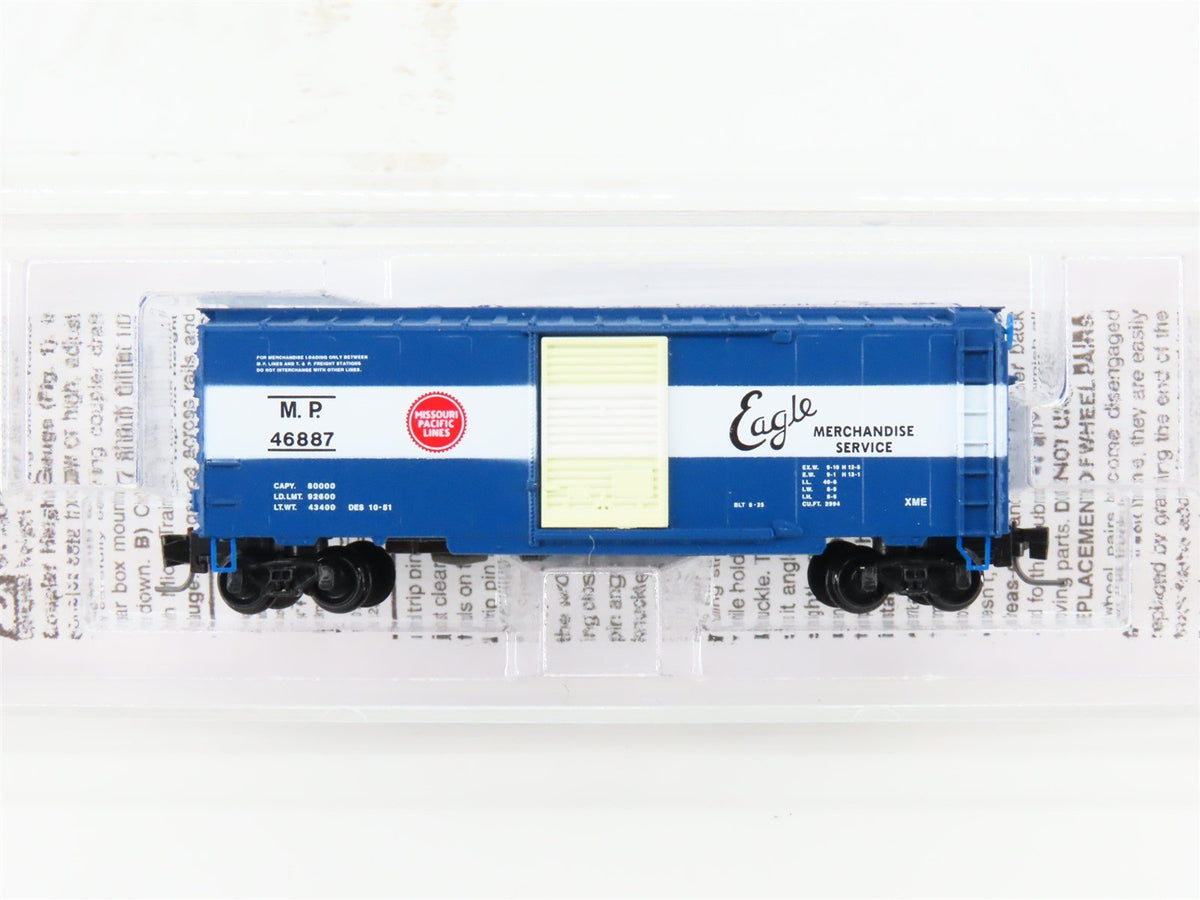 Z Scale Micro-Trains MTL 50000571 MP Missouri Pacific &quot;Eagle&quot; 40&#39; Box Car #46887