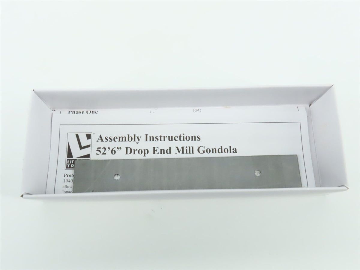 HO Scale Proto 2000 South Buffalo 52&#39; 6&quot; Drop End Mill Gondola #248 Kit