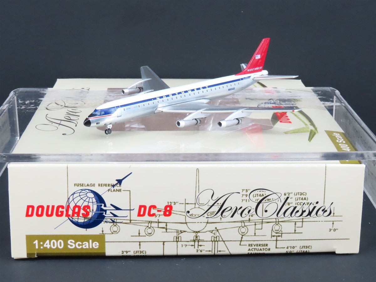 1:400 Scale Aero Classics Die-Cast Northwest McDonnell Douglas DC-8-32 Aircraft