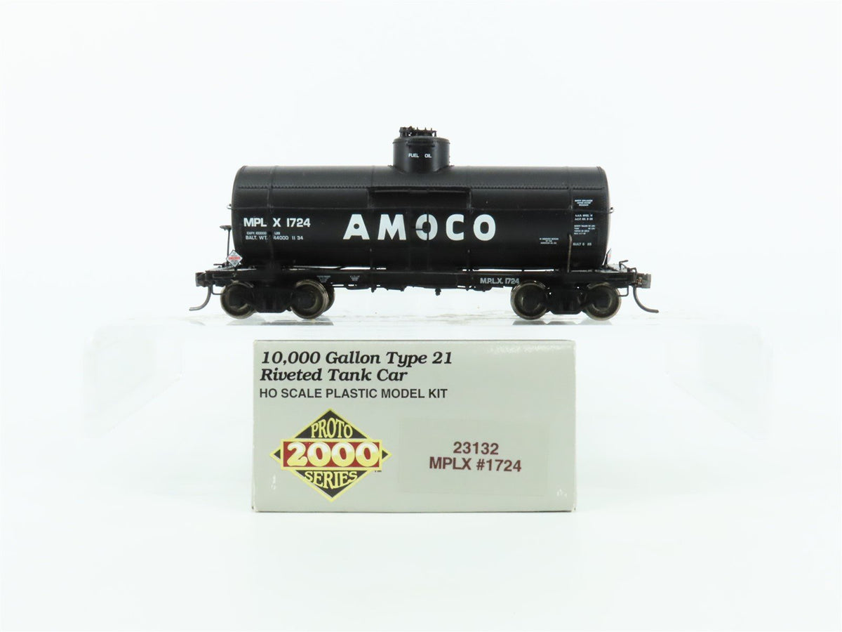 HO Scale Proto 2000 23132 MPLX Amoco 10k Gal Type 21 Single Dome Tankcar #1724