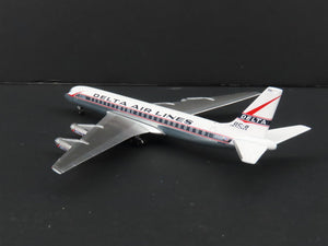 1:400 Aero Classics Die-Cast Delta McDonnell Douglas DC-8-10 Aircraft N801E