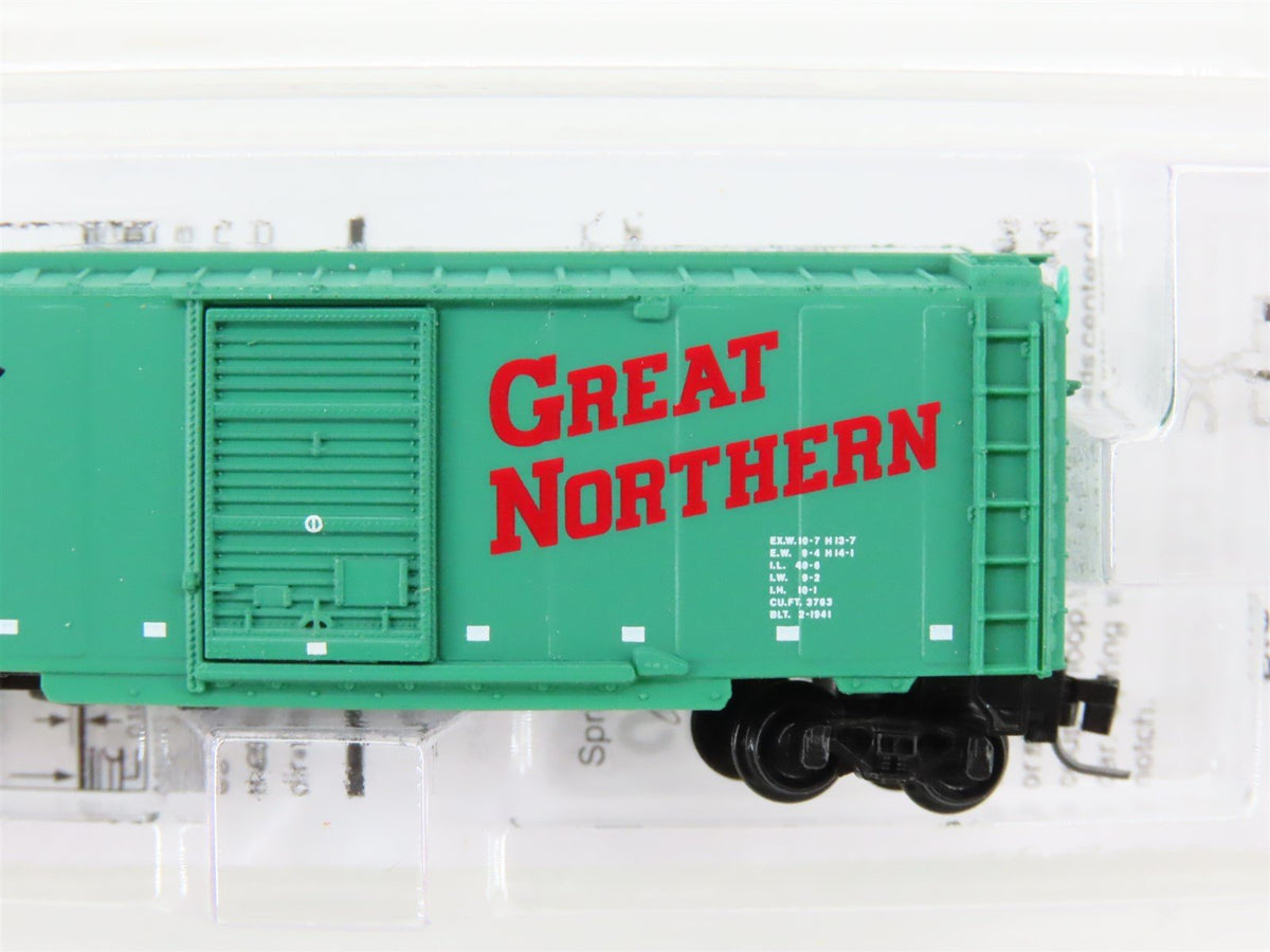 Z Scale Micro-Trains MTL 50000442 GN Great Northern &quot;Goat&quot; 40&#39; Box Car #27163