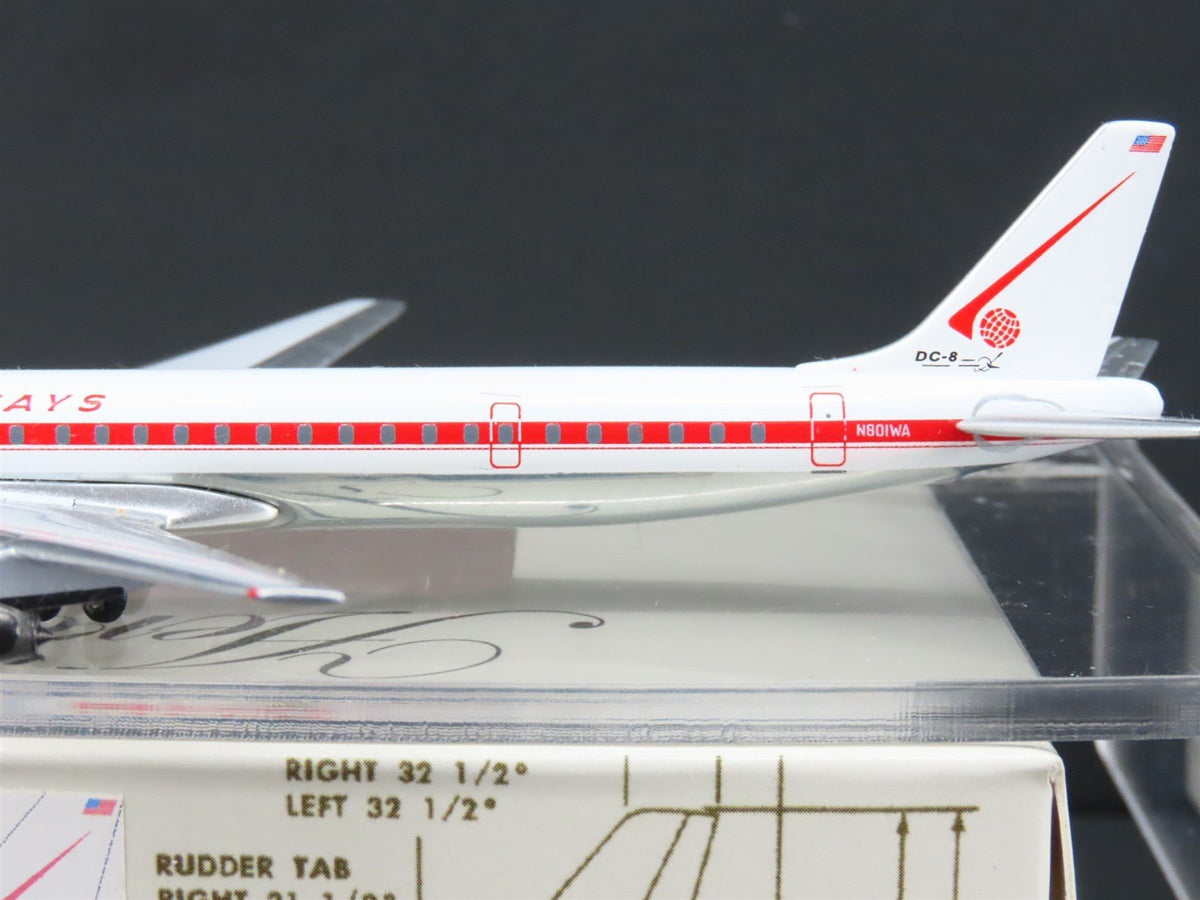 1:400 Scale Aero Classics Die-Cast World Airways DC-8-63F Aircraft N801WA