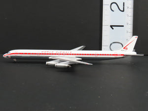 1:400 Scale Aero Classics Die-Cast World Airways DC-8-63F Aircraft N801WA