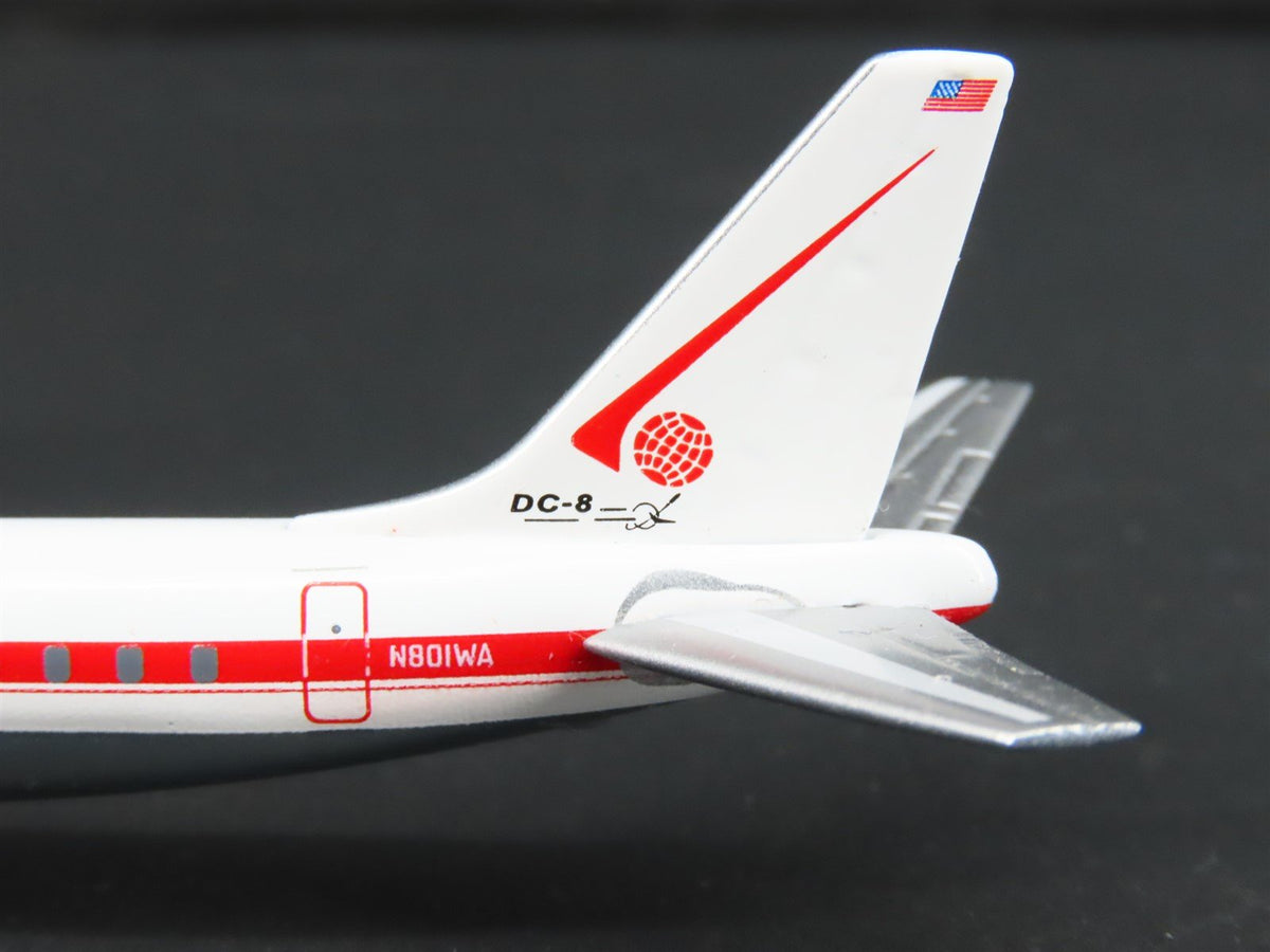 1:400 Scale Aero Classics Die-Cast World Airways DC-8-63F Aircraft N801WA