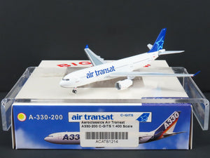 1:400 Scale Aero Classics Baby-Bus Die-Cast Air Transat A330-243 Airbus C-GITS