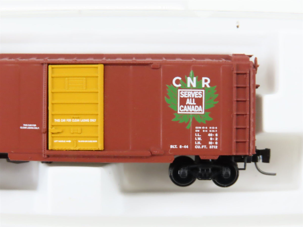 Z Micro-Trains MTL 14119-2 CN Canadian National 40&#39; Single Door Box Car #487544